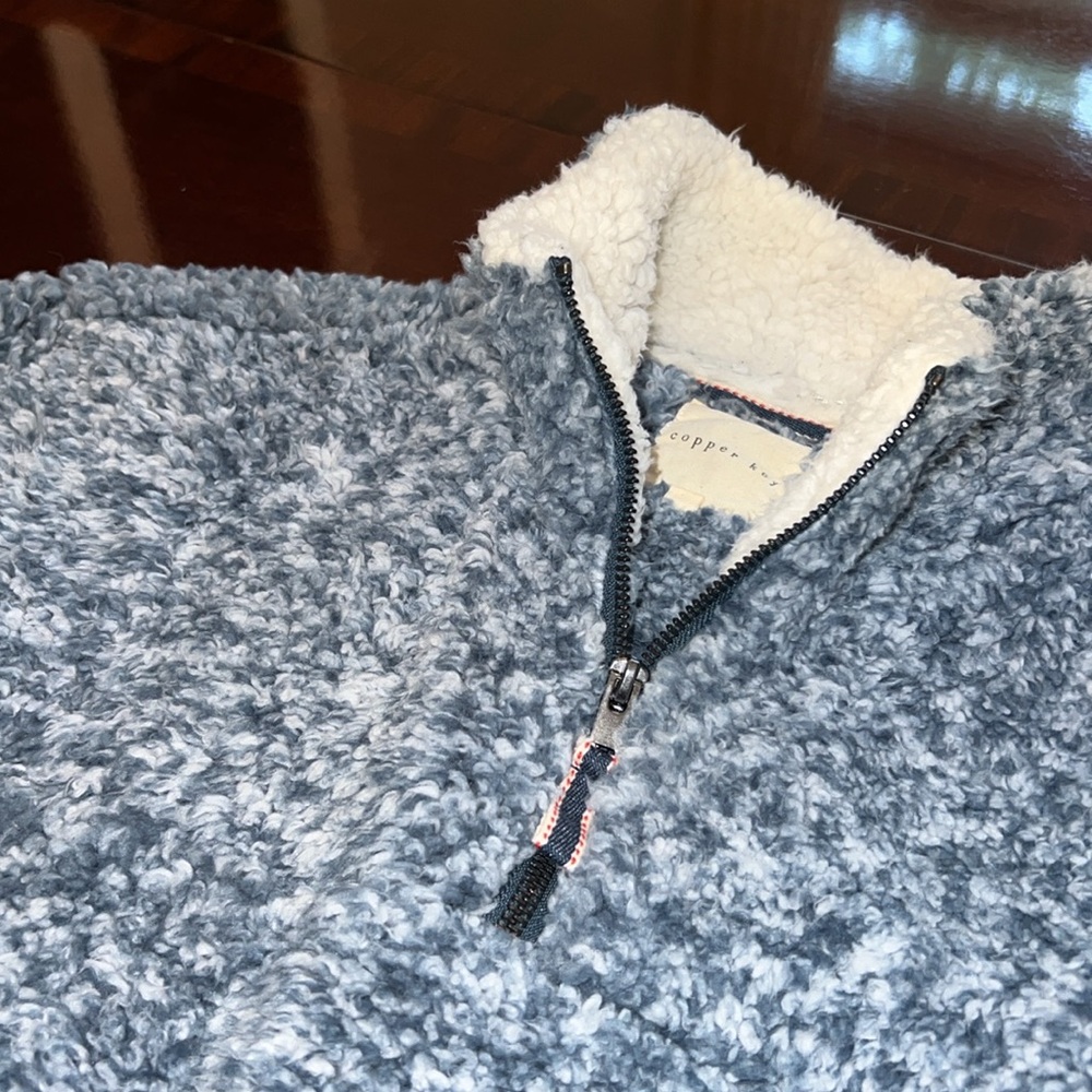 Copper Key Fuzzy Pullover - Picture 2 of 4